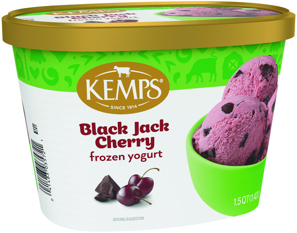 Kemps Low Fat Black Jack Cherry Frozen Yogurt | Hy-Vee Aisles