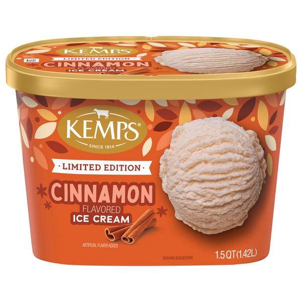 Kemps Cinnamon Ice Cream | Hy-Vee Aisles Online Grocery Shopping