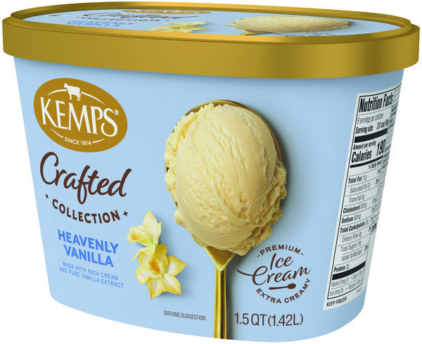クリーム Kemps Simply Crafted Heavenly Vanilla Premium Ice Cream | Hy-Vee