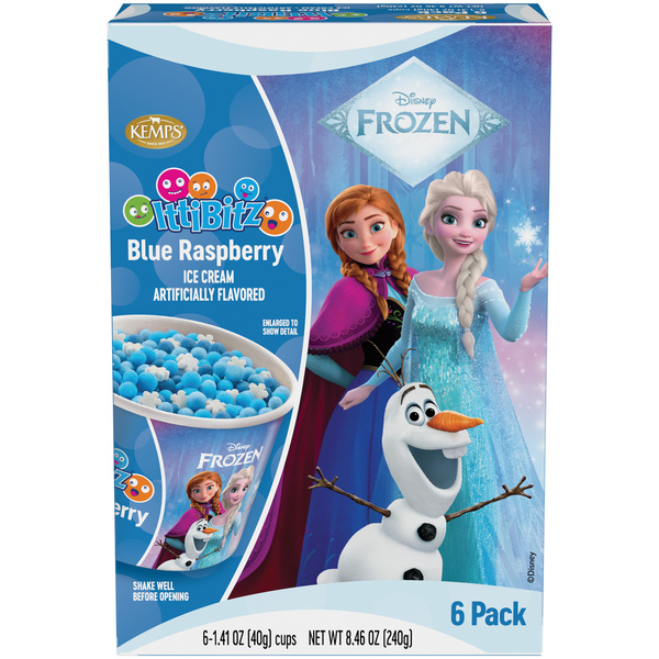 Kemps Ittibitz Blue Raspberry, 6-1.4 fl oz Cups | Hy-Vee Aisles