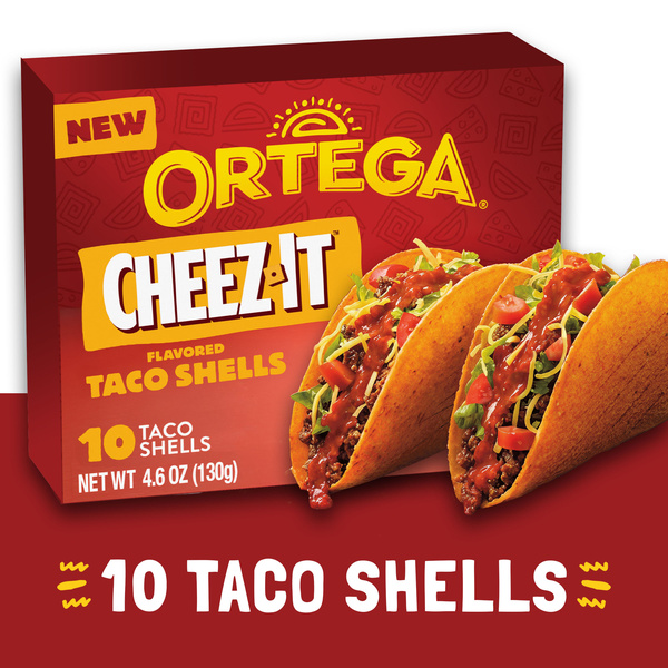 その他 Taco. Ortega Cheez-It Flavored Taco Shells, Hard Taco Shells Made with