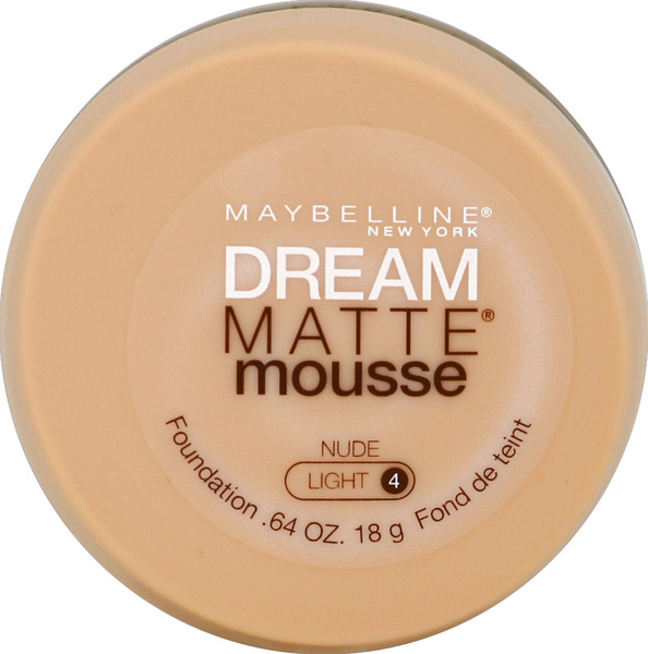 Maybelline New York Dream Matte Mousse Foundation, Nude | Hy-Vee