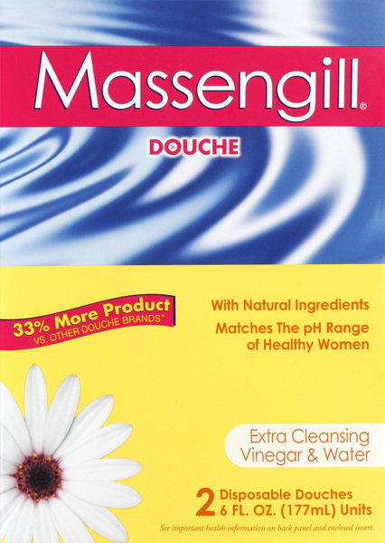 Massengill Extra Cleansing Vinegar & Water Douche 2-6 Fl Oz | Hy