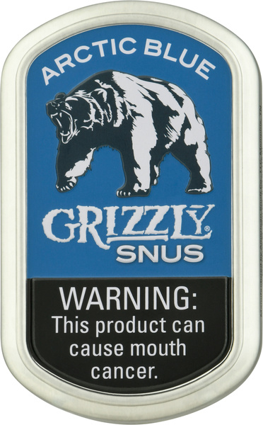 new grizzly tobacco Long Cut Wintergreen Smokeless - Case Grizzly Snus Tobacco, Arctic Blue