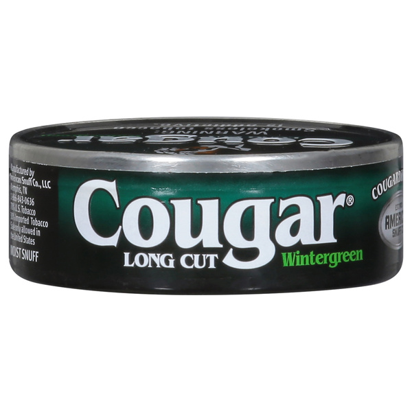 cougar tech tobacco Just curious if anyone's store has had trouble getting Cougar? Seems strange, my stores 2 distributors have been sold out and he's been trying to order more and not getting any. I Cougar Wintergreen Pouch 5/.84 oz