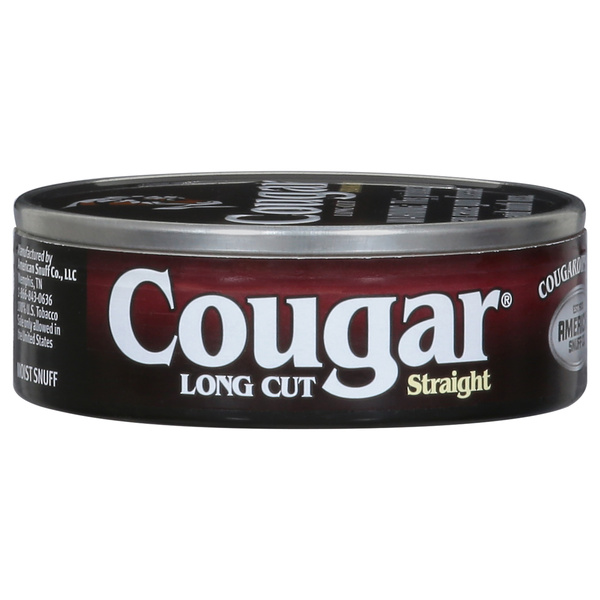 cougar long cut tobacco Natural 1.2 oz., 5 pk Cougar Long Cut Straight Moist
