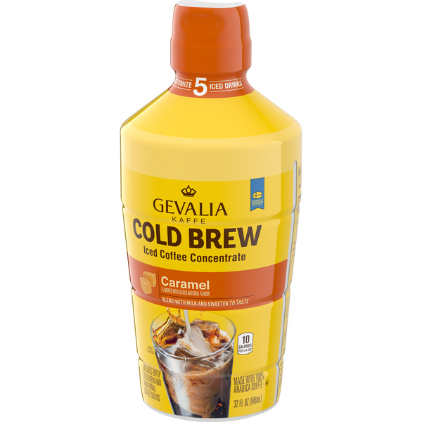 Gevalia Cold Brew Caramel Iced Coffee Concentrate | Hy-Vee Aisles