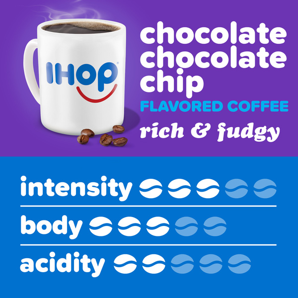 IHOP Chocolate Chocolate Chip Flavored Keurig K-Cup Coffee Pods