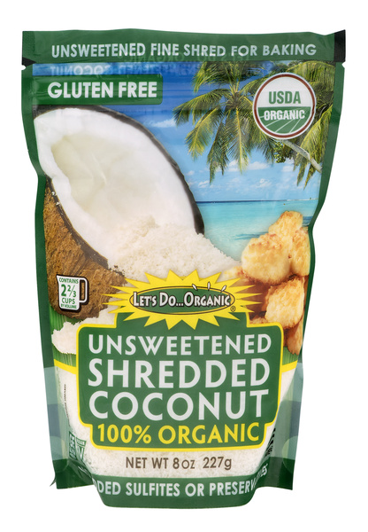 Let's DoOrganic 100% Organic Shredded Coconut Unsweetened | Hy