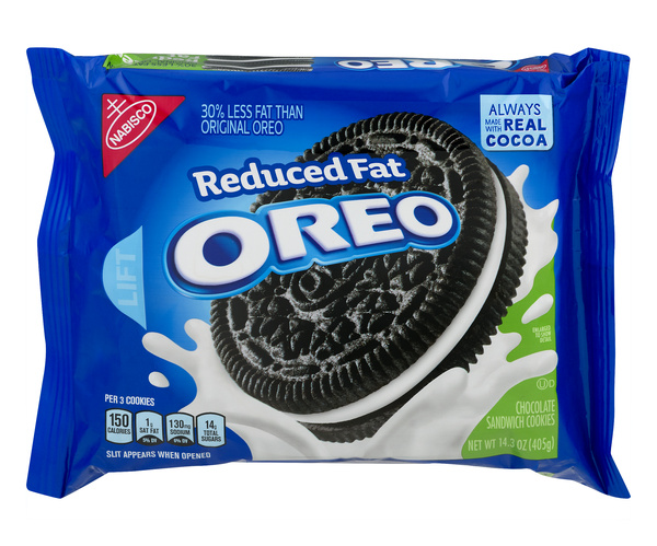 Nabisco Oreo Reduced Fat Chocolate Sandwich Cookies | Hy-Vee