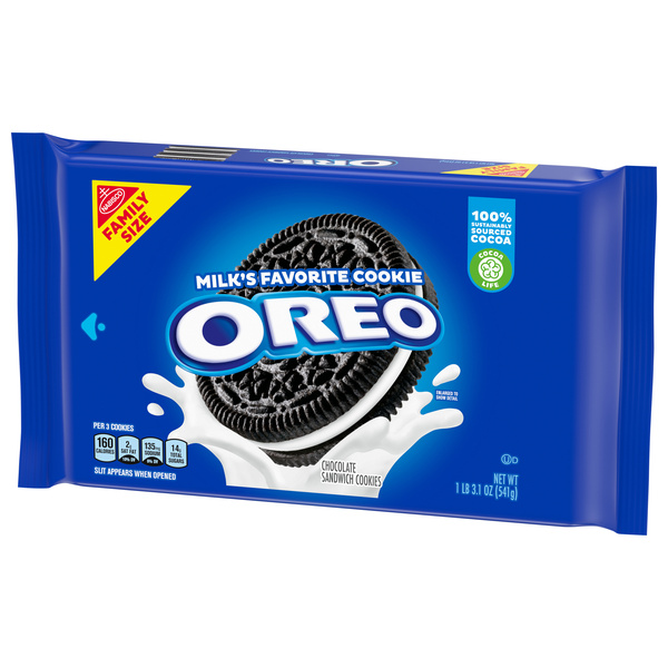 Nabisco Oreo Chocolate Sandwich Cookies Family Size | Hy-Vee