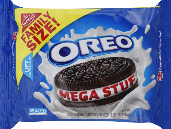 Nabisco Oreo Mega Stuf Chocolate Sandwich Cookies | Hy-Vee Aisles