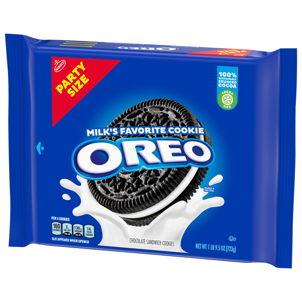 Nabisco Oreo Party Size Chocolate Sandwich Cookies | Hy-Vee Aisles