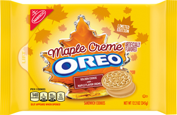 Nabisco Oreo Maple Creme Sandwich Cookies 12.2 oz. Pack | Hy-Vee