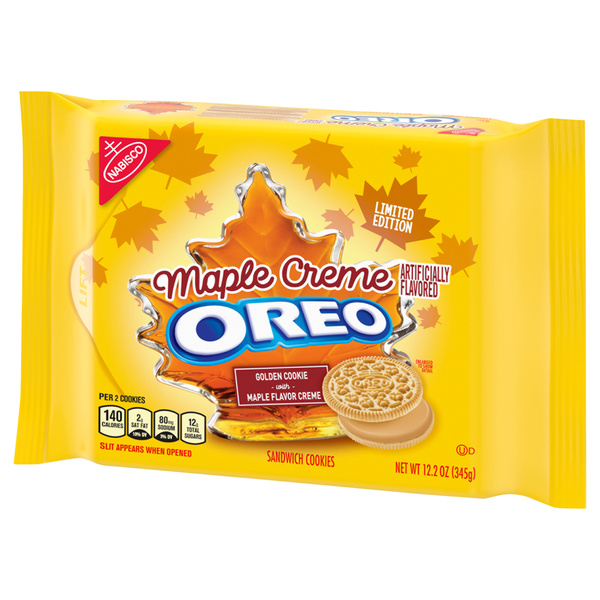 Nabisco Oreo Maple Creme Sandwich Cookies 12.2 oz. Pack | Hy-Vee