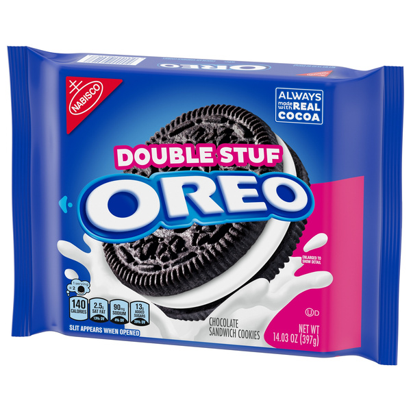 Oreo Double Stuf Chocolate Sandwich Cookies | Hy-Vee Aisles Online