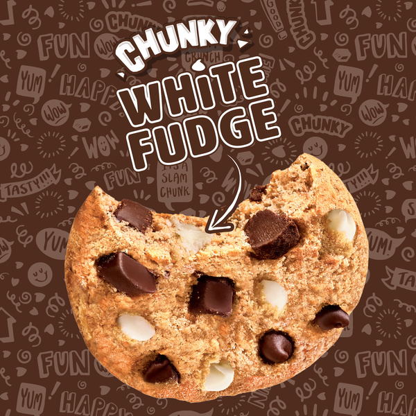 CHIPS AHOY! Crunchy White Fudge Chocolate Chunky Fudgy Chocolate