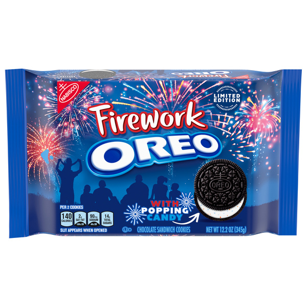 Oreo Firework Chocolate Sandwich Cookies 12.2 oz | Hy-Vee Aisles