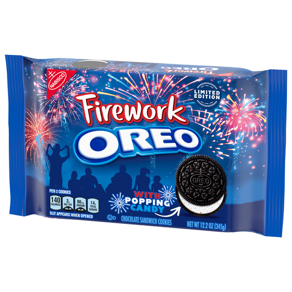 Oreo Firework Chocolate Sandwich Cookies 12.2 oz | Hy-Vee Aisles