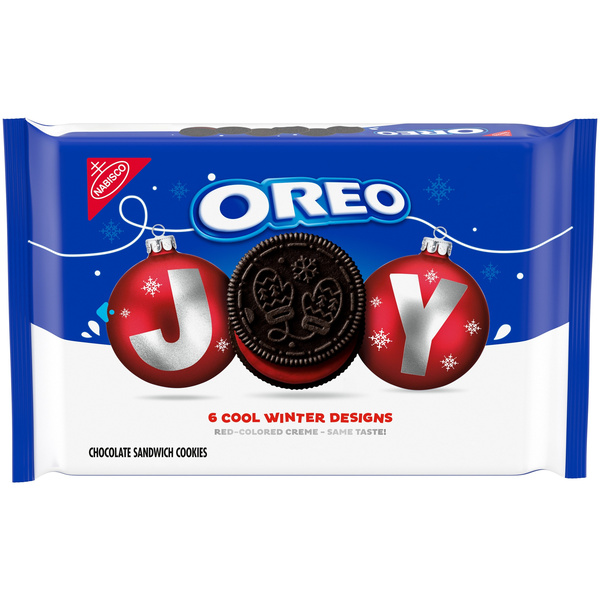 OREO Joy! Red-Colored Creme Chocolate Sandwich Cookies, Limited