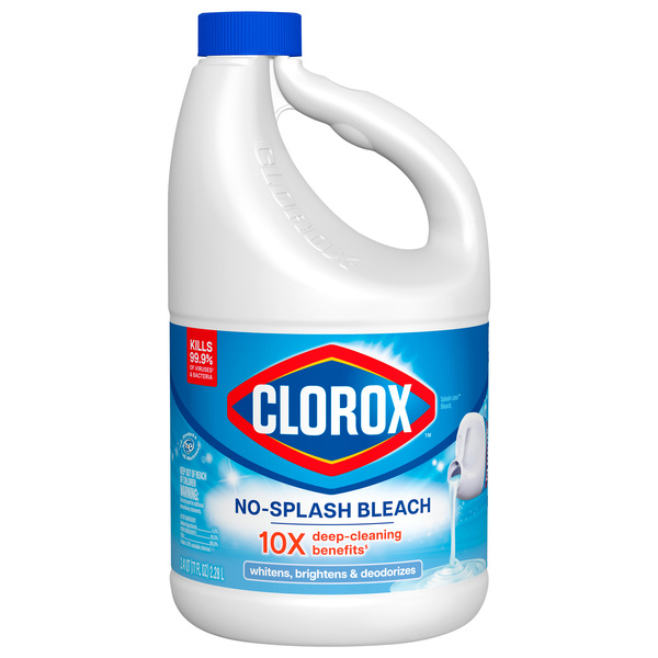 Clorox No Splash Bleach, 77 Fluid Ounces | Hy-Vee Aisles Online