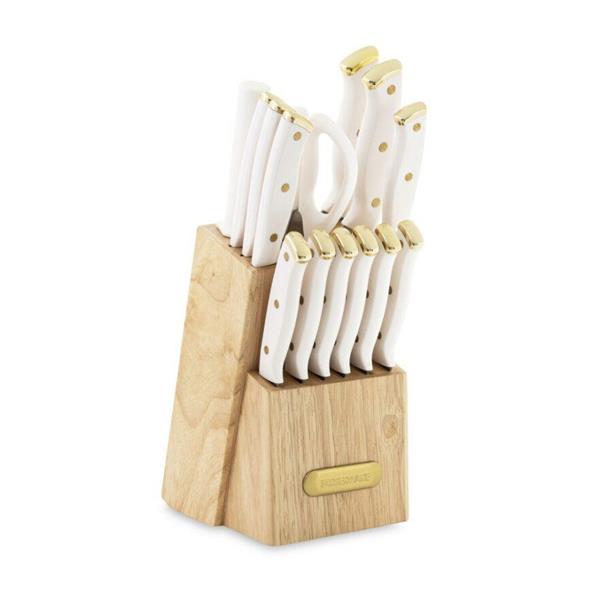 Farberware Gold and White 15 Pc. Cutlery Set | Hy-Vee Aisles