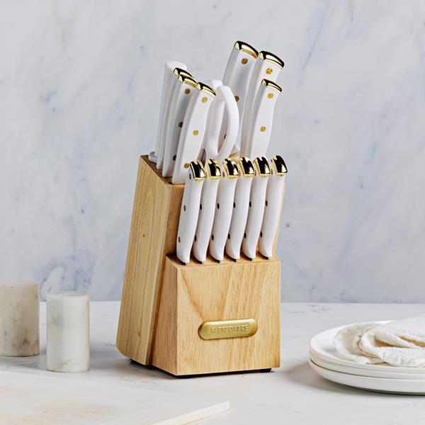 Farberware Gold and White 15 Pc. Cutlery Set | Hy-Vee Aisles