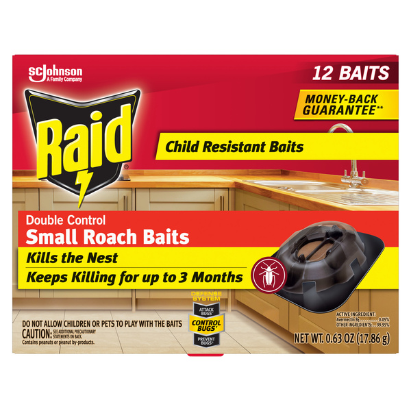 Raid Double Control Small Roach Baits Insecticide | Hy-Vee Aisles