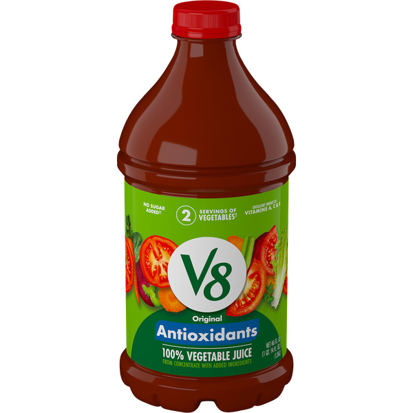 その他 Toshitake Vegetable Juice #9917:MF UR V8 Original Essential Antioxidants 100% Vegetable Juice | Hy-Vee