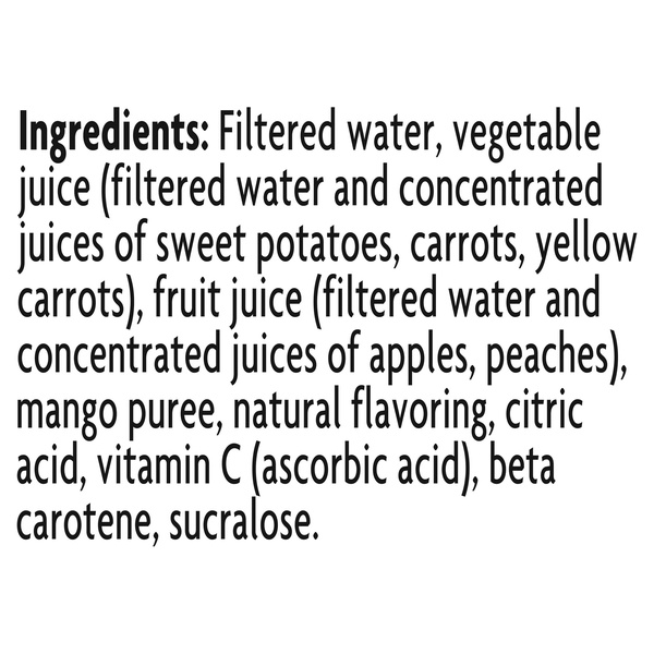 V8 V-Fusion Light Peach Mango Fruit & Vegetable Juice | Hy-Vee