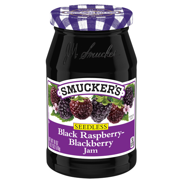 Smuckers Seedless Black Raspberry-Blackberry Jam | Hy-Vee Aisles