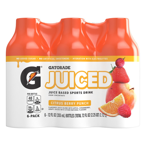 Gatorade Juiced Juice Based Sports Drink, Citrus Berry Punch