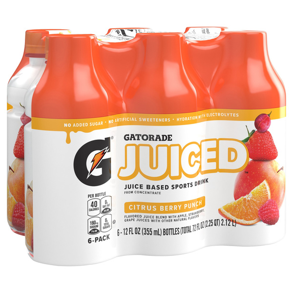 Gatorade Juiced Juice Based Sports Drink, Citrus Berry Punch