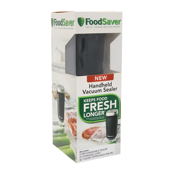 Foodsaver Handheld Vacuum Seal, image courtesy of Hy-Vee