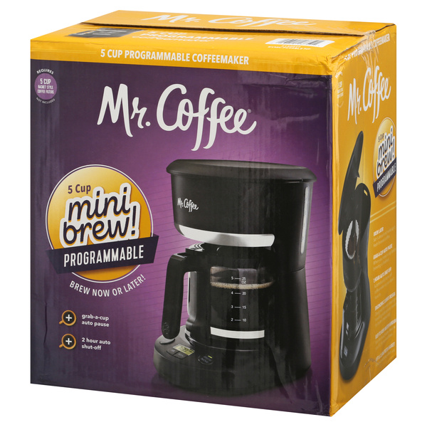 Mr Coffee 5Cup Mini Brew, Programmable | Hy-Vee Aisles Online
