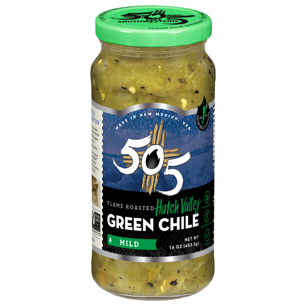 505 Southwestern Flame Roasted Hatch Valley Mild Green Chile 16 oz