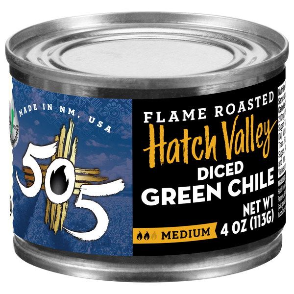 505 Flame Roasted Hatch Valley Medium Diced Green Chile | Hy-Vee