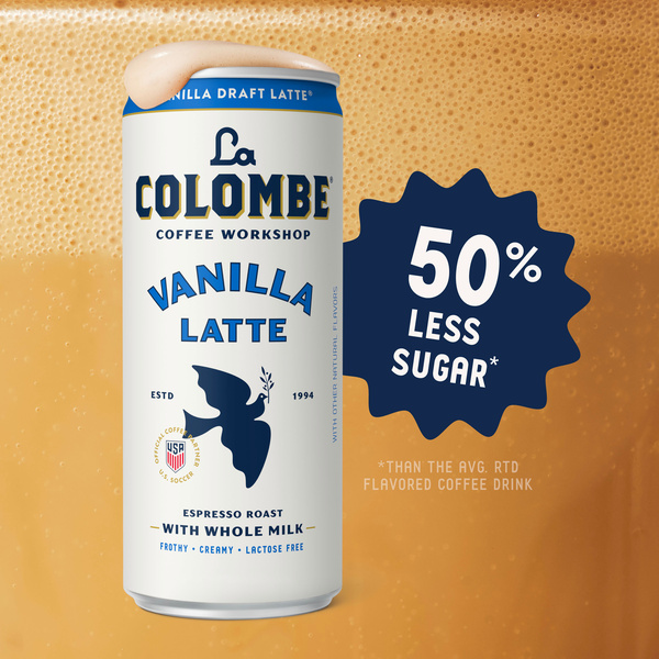 La Colombe Coffee, Vanilla Latte, 9 fl oz Cans, 4 Pack | Hy-Vee