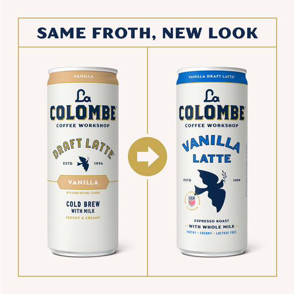 La Colombe Coffee, Vanilla Latte, 9 fl oz Cans, 4 Pack | Hy-Vee