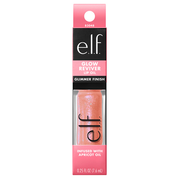 e.l.f. Glow Reviver Lip Oil Glimmer, Candy Coded | Hy-Vee Aisles