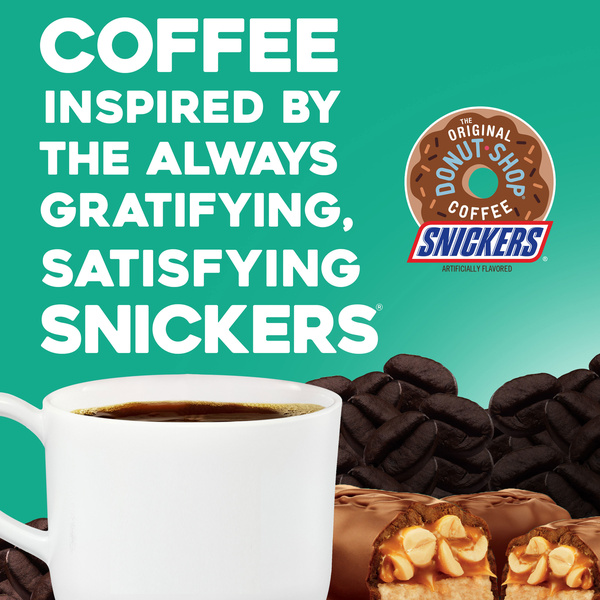 The Original Donut Shop Snickers Coffee, Keurig Single Serve K-Cup