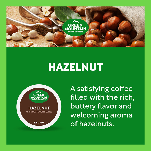 Green Mountain Coffee Roasters Hazelnut Keurig Single-Serve K-Cup