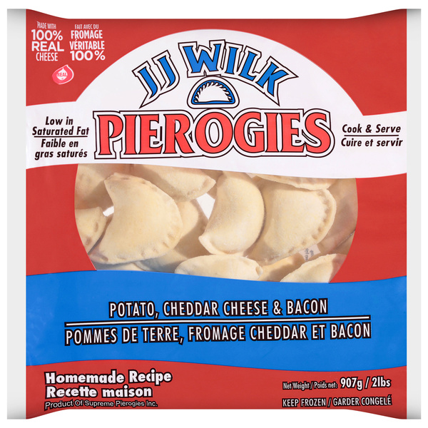 JJ Wilk Pierogies, Potato, Cheddar Cheese & Bacon | Hy-Vee Aisles