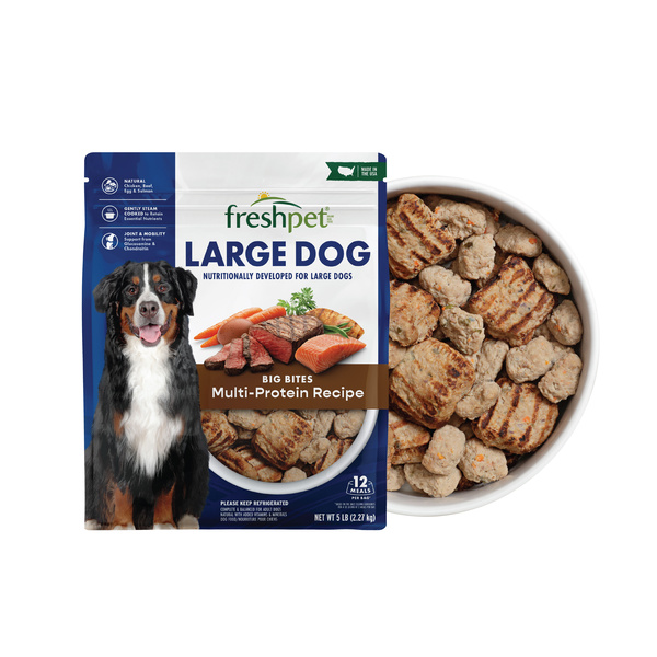 Freshpet Select Dog Food, Large Dog, Big Bites Multi-Protein