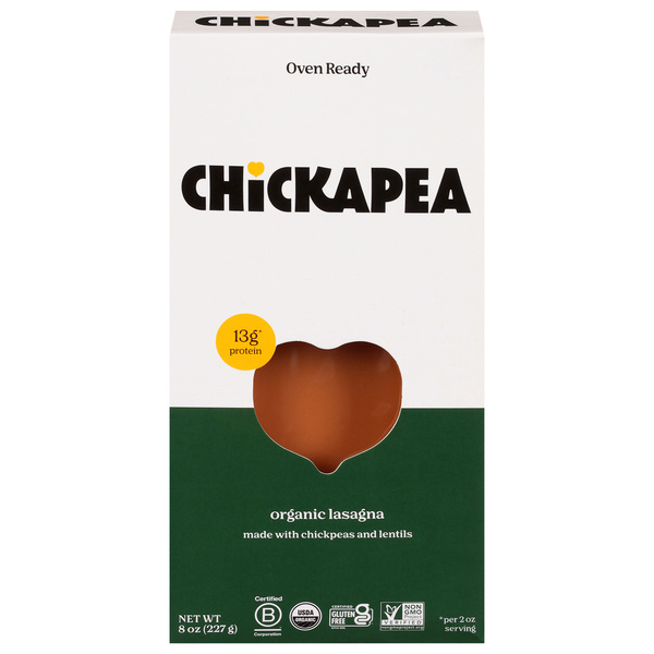 Chickapea Organic Lasagna 8 oz | Hy-Vee Aisles Online Grocery Shopping
