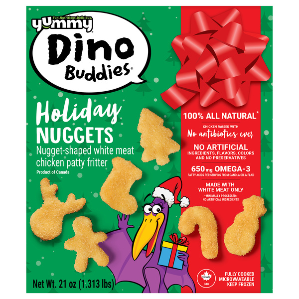 Yummy Dino Buddies Holiday Chicken Nuggets | Hy-Vee Aisles Online