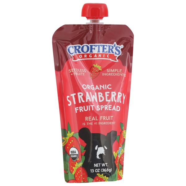 Crofter's Organic Strawberry Fruit Spread 13 oz | Hy-Vee Aisles