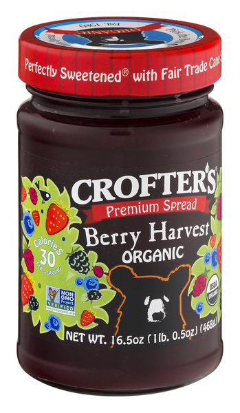 Crofter's Organic Berry Harvest Fruit Spread 16.5 oz, image courtesy of Hy-Vee