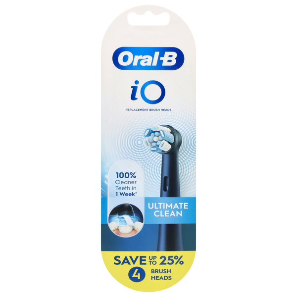 Oral-B iO Ultimate Clean Replacement Brush Heads