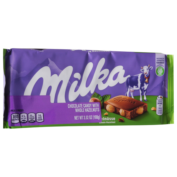 Milka Chocolate Candy with Whole Hazelnuts 3.52 oz | Hy-Vee Aisles